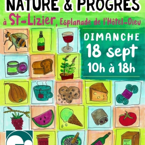 Dimanche 18 septembre Marché Nature & Progrès à Saint-Lizier (09)