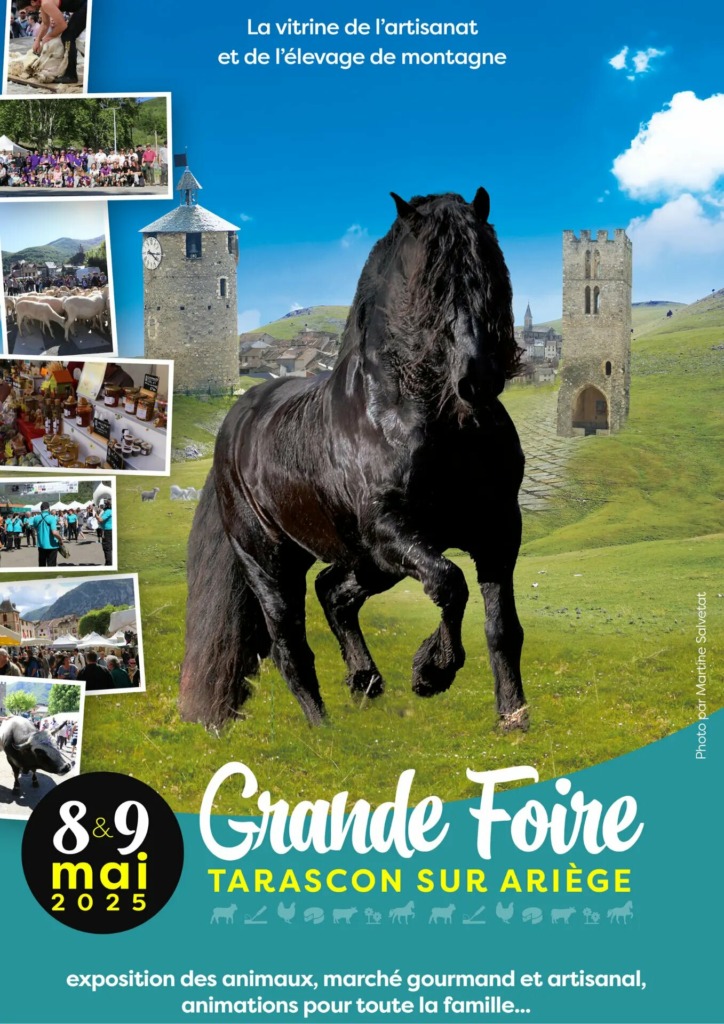 Jeudi 8 et vendredi 9 mai 2025 : Grande Foire de printemps de Tarascon-sur-Ariège (09)